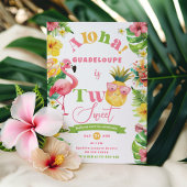 トロピカルアロハツースウィートルアウ（ハワイ式宴会）パーティー誕生日 招待状