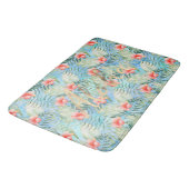 トロピカルアロハハイビスカスフローラ バスマット (アングル)