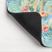 トロピカルアロハハイビスカスフローラ マウスパッド (コーナー)