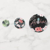 トロピカルアロハハワイアン誕生日パーティー コンフェッティ (裏面)