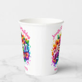 トロピカルアロハハワイアン誕生日ルアウ（ハワイ式宴会） 紙コップ (右)