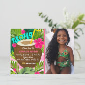トロピカルアロハバースデー招待状 招待状 (スタンド正面)