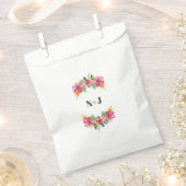 トロピカルアロハフラワーズフローラ結婚植物学 フェイバーバッグ (クリップ留めされた状態)