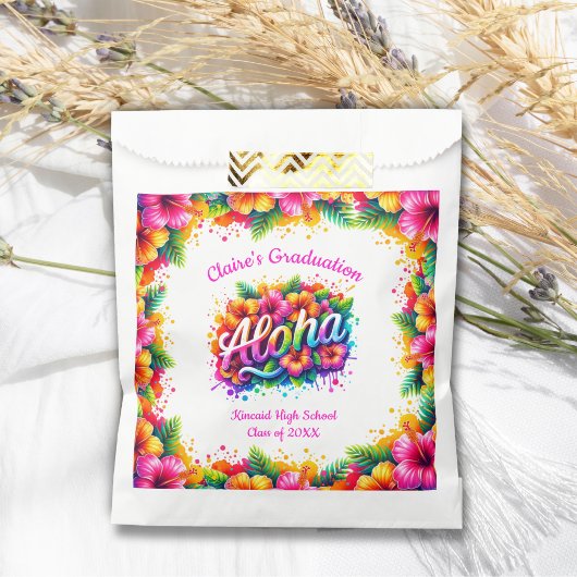 トロピカルアロハルアウ（ハワイ式宴会）卒業パーティー フェイバーバッグ