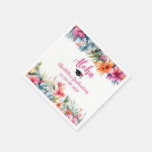 トロピカルアロハルアウ(ハワイ式宴会)卒業2024 スタンダードカクテルナプキン (角)