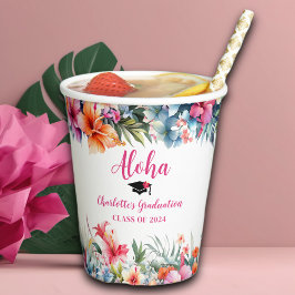 トロピカルアロハルアウ（ハワイ式宴会）卒業2024 紙コップ