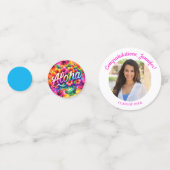 トロピカルアロハ写真卒業パーティー コンフェッティ (正面)