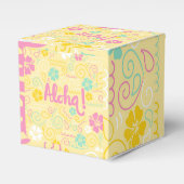 トロピカルアロハ鮮やか – サマーパーティーデコール フェイバーボックス (正面サイド)