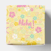 トロピカルアロハ鮮やか – サマーパーティーデコール フェイバーボックス (上部)