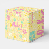 トロピカルアロハ鮮やか – サマーパーティーデコール フェイバーボックス (裏面サイド)