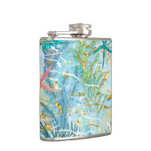 トロピカルアンダーシービニール包まれたフラスコ フラスク (右)