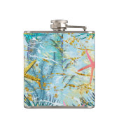 トロピカルアンダーシービニール包まれたフラスコ フラスク (裏面)