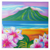 トロピカルアートとハワイアンアートタイル タイル (正面)