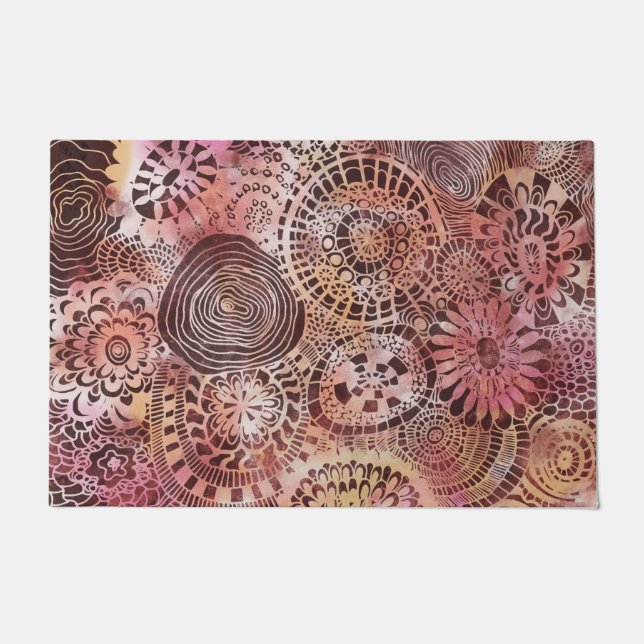 トロピカルアートドアマット ドアマット (正面)