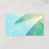 トロピカルアート名刺テンプレートヤシ 名刺 (裏面)