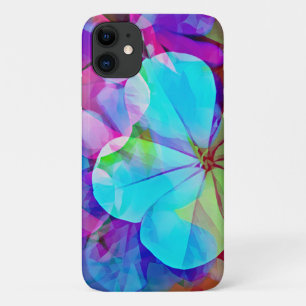 トロピカルアート抽象芸術フラワーフォンケース iPhone 11 ケース