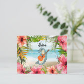 トロピカルア考えルーハズオブユードルフィンギター ポストカード (スタンド正面)