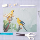 トロピカルイエローパルトフローラ 薄葉紙 (クラフト)