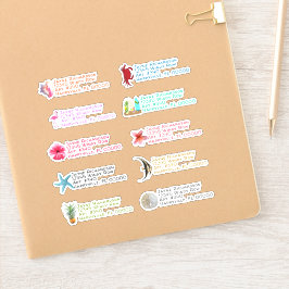 トロピカルイメージ差出人住所シール シール