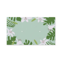 トロピカルイヤリングジュエリーディスプレイカード