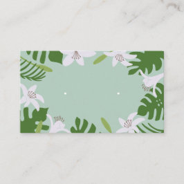 トロピカルイヤリングジュエリーディスプレイカード エンクロージャーカード