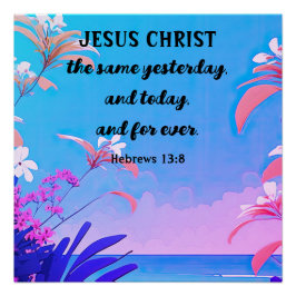 トロピカルイラストレーションフレーミングアート ポスター