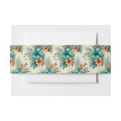 トロピカルイリジンス招待状用帯 招待状ベリーバンド (正面例)