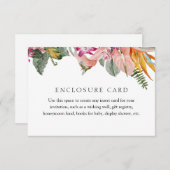 トロピカルインサートカードエンクロージャ エンクロージャーカード (正面/裏面)