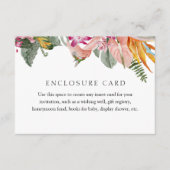 トロピカルインサートカードエンクロージャ エンクロージャーカード (正面)