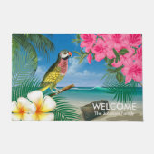 トロピカルインパレーバーズアットビーチ ドアマット (正面)