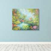 トロピカルインプレッション1993 キャンバスプリント (インサイチュ (ウッドフロア))