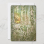 トロピカルウィステリアパラダイスアットザゴールデンパレスイン 招待状 (裏面)