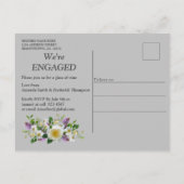 トロピカルウィステリアパラダイスアットザゴールデンパレス インビテーションポストカード (裏面)