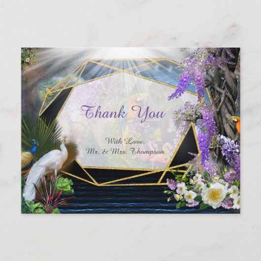 トロピカルウィステリアパラダイスアットザゴールデンパレス ポストカード (正面)