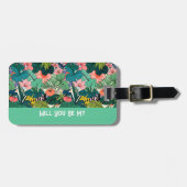 トロピカルウィル ラゲッジタグ (正面横)