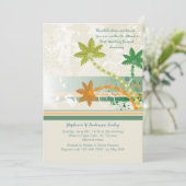 トロピカルウィンズポ結婚ストブランチ招待状 招待状 (スタンド正面)