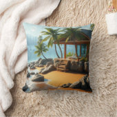 トロピカルウィンター&海枕 クッション (ブランケット)