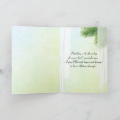 トロピカルウィンドウ誕生日 カード (内部)