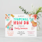トロピカルウィークエンドイナリーヘンドパーティー 招待状 (スタンド正面)