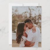 トロピカルウェディングの日付をフォトバックで保存 セーブザデート (裏面)