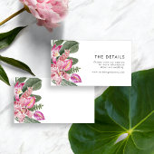 トロピカルウェディングの詳細 エンクロージャーカード
