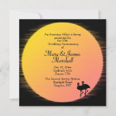 トロピカルウェディングアニバーサリー招待状 招待状 (正面)