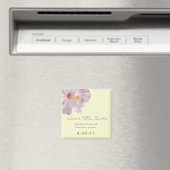 トロピカルウェディングザデイトを保存 – ハイビスカス マグネット (インサイチュ (食洗機))