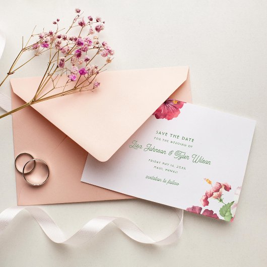 トロピカルウェディング セーブザデート