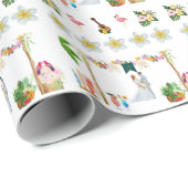 トロピカルウェディング ラッピングペーパー (ロールコーナー)