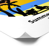 トロピカルウェーブサマービーチゲタウェイポスター ポスター (角)