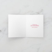 トロピカルウォーターカラーパームツリービーチクリスマスカード シーズンカード (内部)