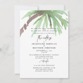 トロピカルウォーターカラー両親2会場 招待状 (正面)