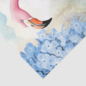 トロピカルウォーターカラー花模様フラミンゴ&蝶 薄葉紙 (詳細)