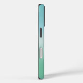 トロピカルウォーターグラデーション モノグラム 名前 Case-Mate iPhoneケース (裏面 / 右)